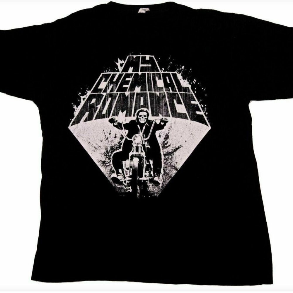 My Chemical Romance Grim Reaper Motorcycle T-Shirt